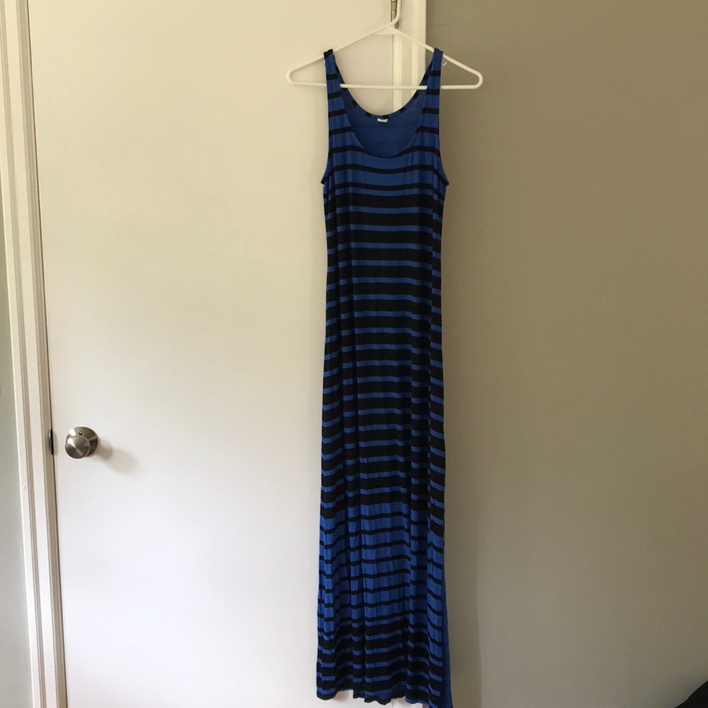 Old Navy Striped Maxi Tank Dress